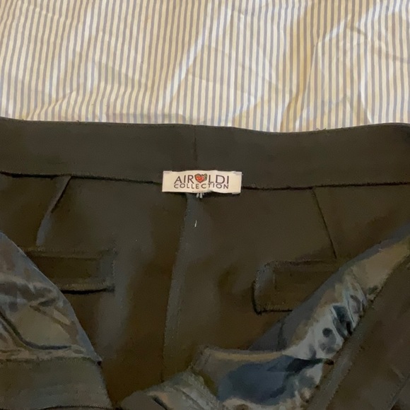 🔥$5 SALE!.Airoldi Collection beautiful embellished hem ankle pants, sz 14 black - Picture 5 of 10